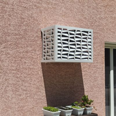 CACHE CLIMATISEUR OU POMPE A CHALEUR EN ALUMINIUM